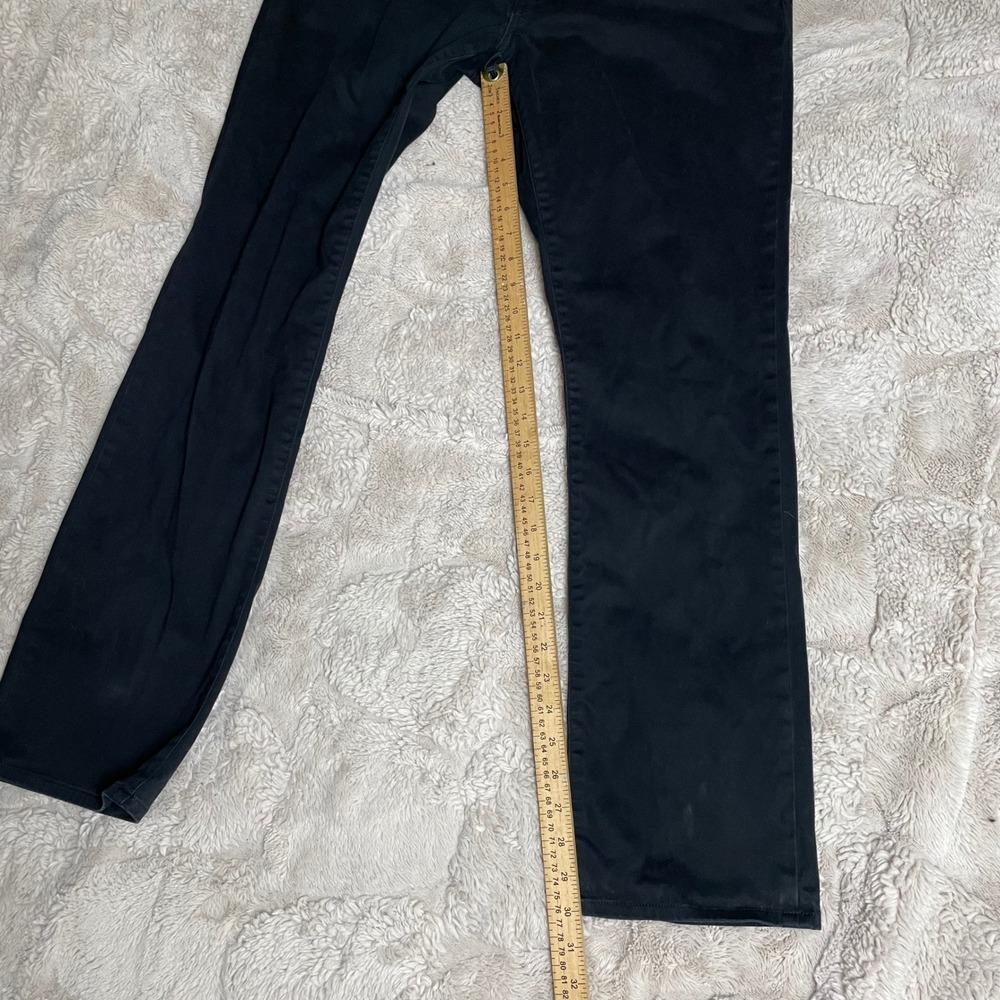 Polo Ralph Lauren Mens Varick Slim Straight Pants Black 34x30Chino Jeans - Picture 2 of 11